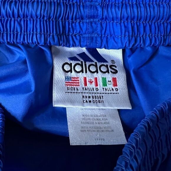 VTG Adidas Windbreaker Pants Large - Picture 7 of 8